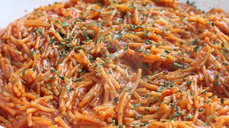 Masterchef menüsünden: Fideo makarna tarifi