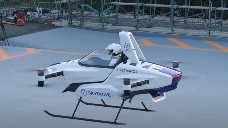 Elektrikli uçan taksi SkyDrive SD-03, hükümetten onay aldı
