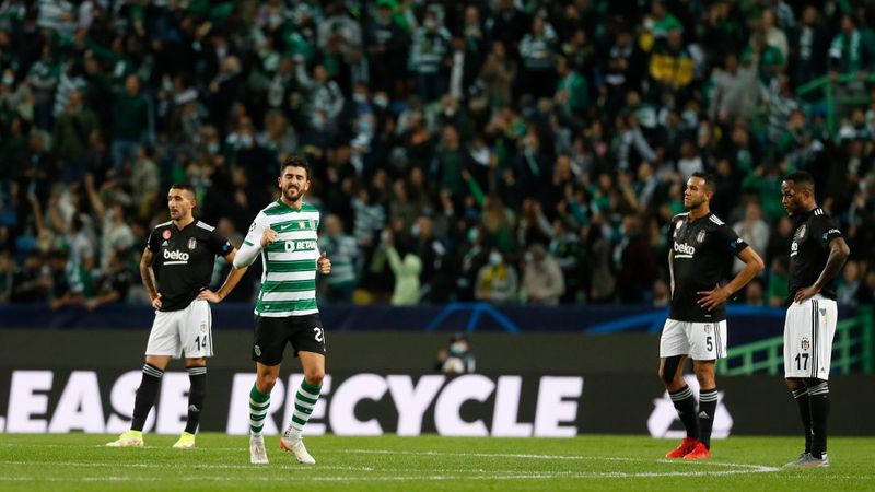 Beşiktaş, Sporting'e 4 golle mağlup oldu