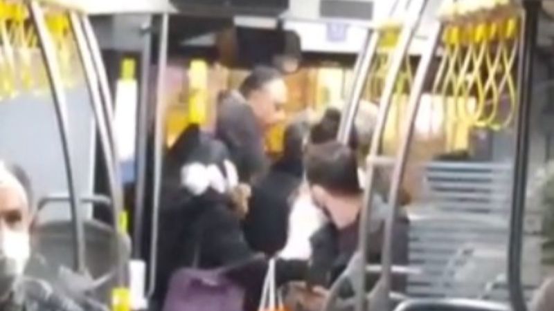 İETT şoförü, araçtan indirmek istediği yolcuya saldırdı