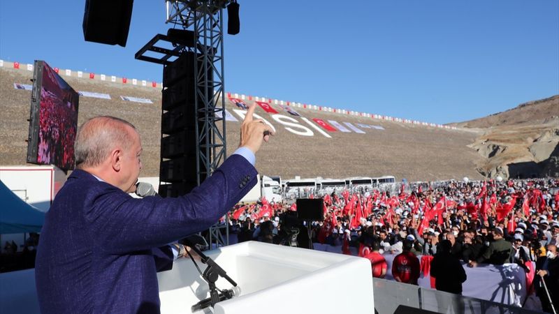 Cumhurbaşkanı Erdoğan, Ilısu Barajı ve HES açılışına katıldı