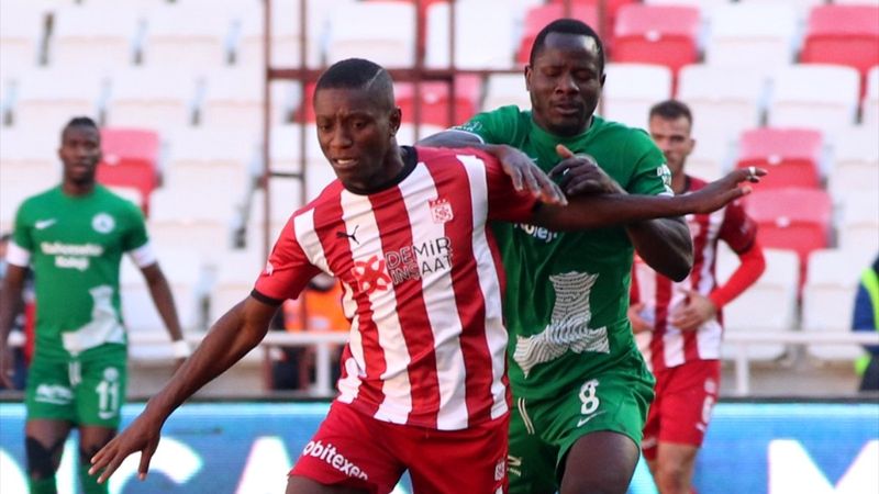 Sivasspor-Giresunspor maçı golsüz bitti