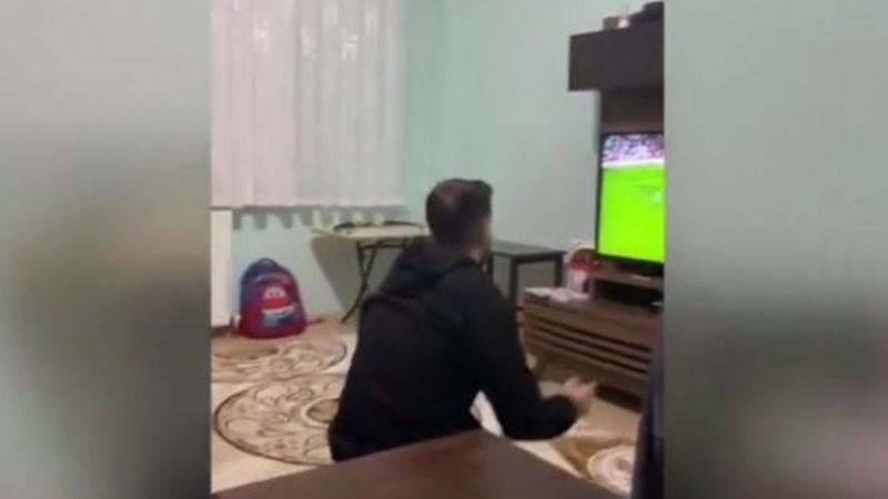 Trabzonspor taraftarlarının gol sevinçleri