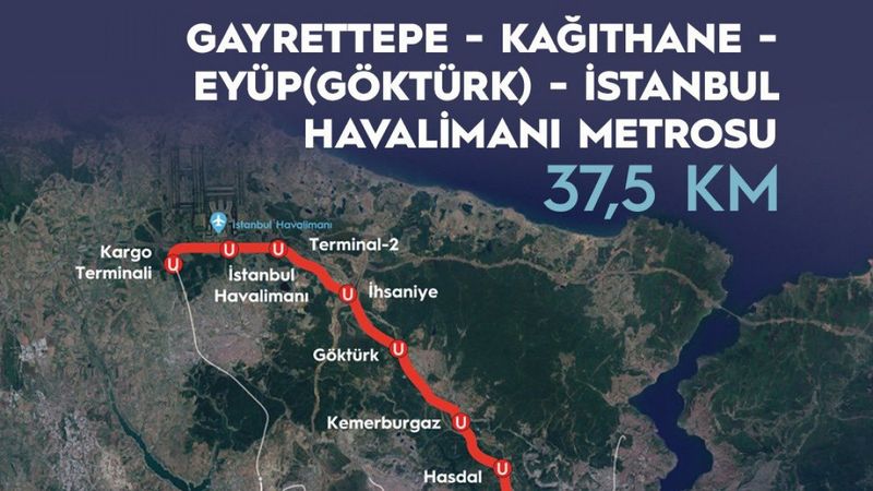 Gayrettepe-Havalimanı metro hattında test sürüşü yarın yapılacak