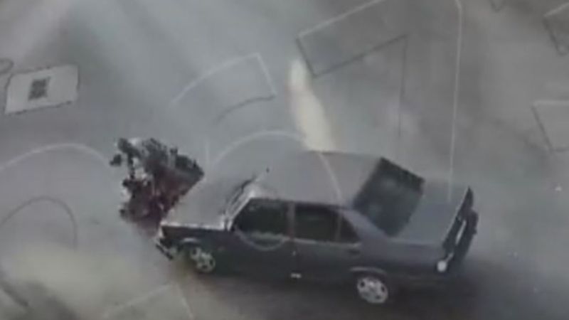 Gaziantep'te 1 haftada kameralara yansıyan kaza görüntüleri