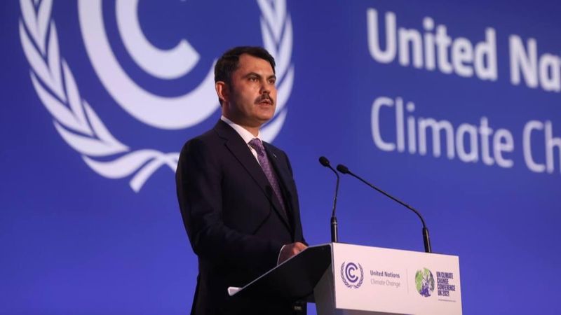 Çevre, Şehircilik ve İklim Değişikliği Bakanı Murat Kurum, COP26 Zirvesi'nde konuştu