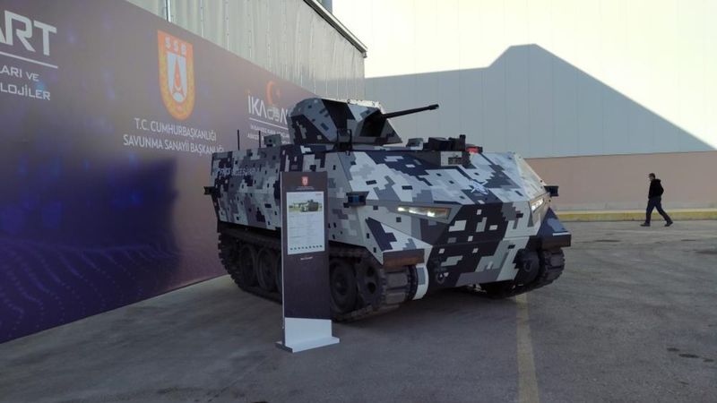 Ankara'da yerli ve milli insansız kara araçları sergilendi