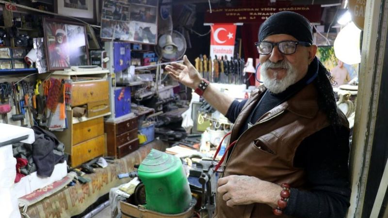 Guinness’e aday olan Sivaslı bıçak ustasının gözleri bozuldu