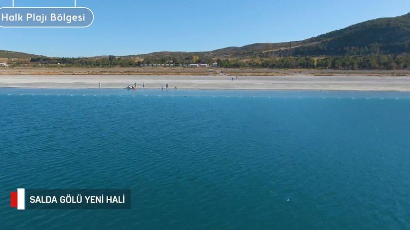 Murat Kurum, Salda Gölü'nün eski ve yeni halini paylaştı