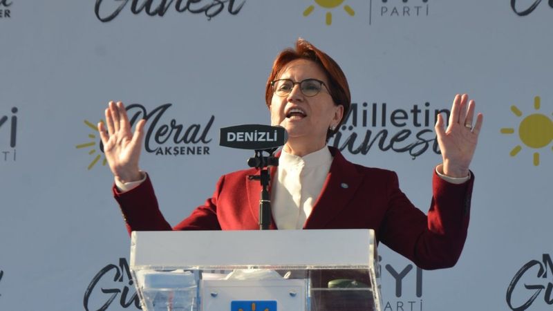 Meral Akşener'in Denizli mitingi