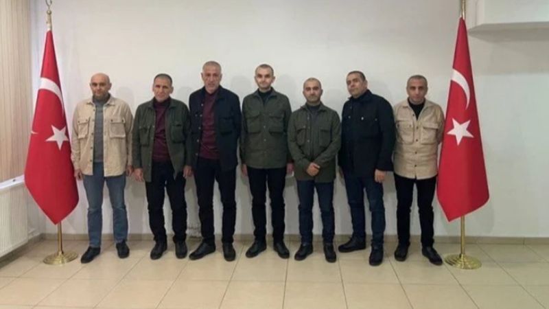 Libya'da alıkonulan 7 Türk vatandaşı yurda getirildi