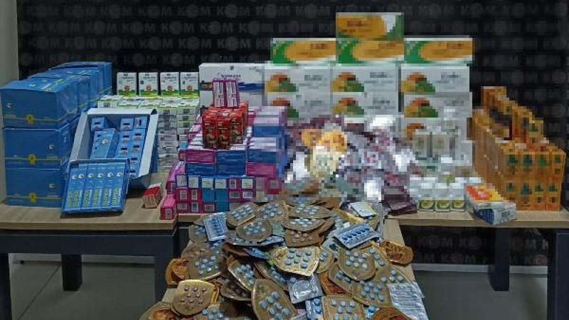 Edirne'de 7 bin 66 adet cinsel içerikli ürün ele geçirildi