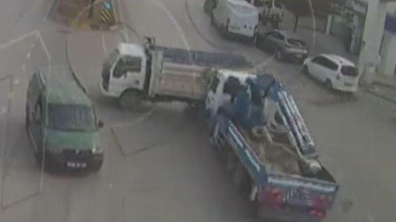 Gaziantep'te 1 haftada yaşanan 15 trafik kazası kamerada