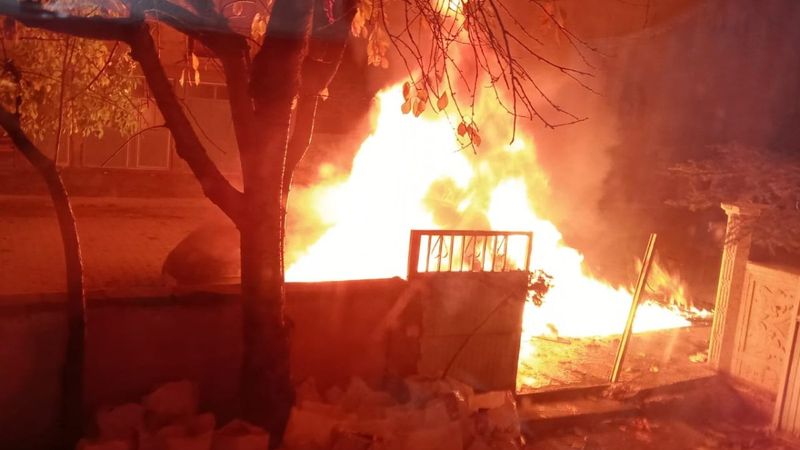 Konya’da 3 araç kundaklandı