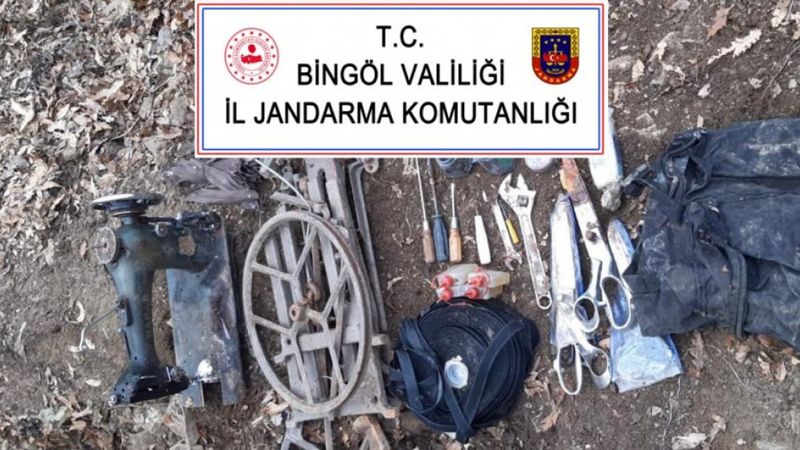 Bingöl'de 11 odalı terörist sığınağı imha edildi