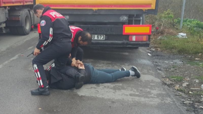 Zonguldak'ta polisten kaçan motosikletli, uyuşturucuyla yakalandı