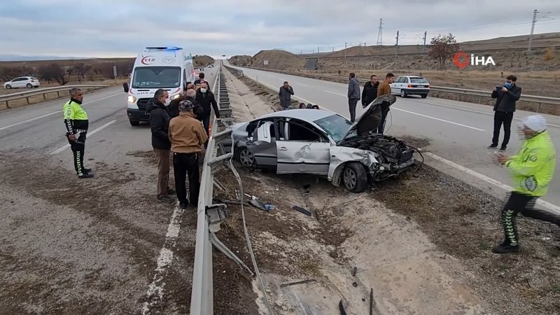 Kırıkkale'de cenaze töreni dönüşü feci kaza