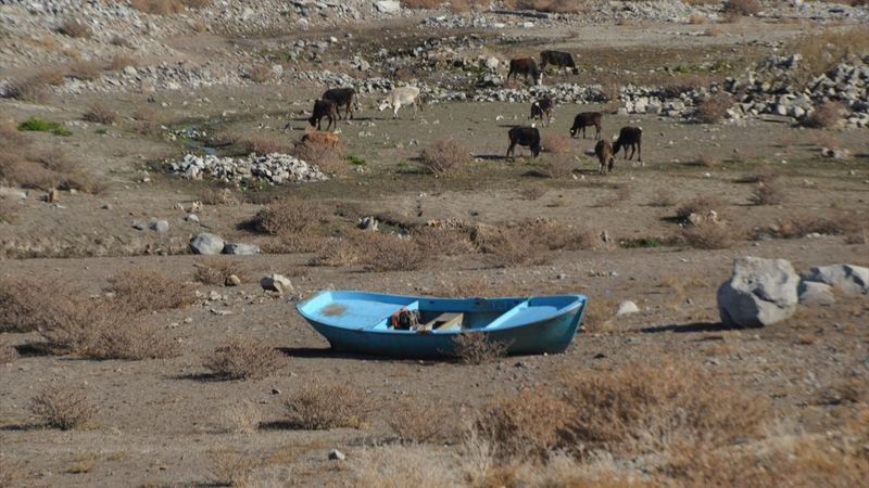 Muş Alparslan-1 Barajı'nda kuraklık