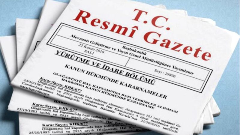 Resmi Gazete 29 Kasım 2021 | Resmi Gazete bugünün kararları