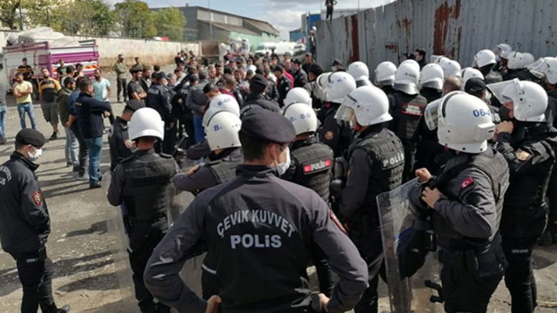 Ümraniye’de, kağıt toplayıcılarına yönelik denetimleri engelleyenlere hapis istemi