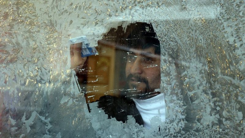 Ağrı'da dondurucu soğuklar etkisini gösterdi