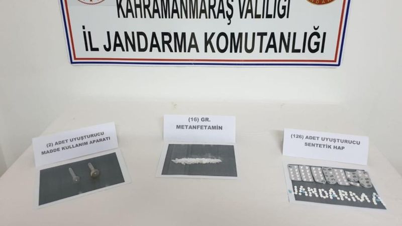 Kahramanmaraş’ta uyuşturucu operasyonunda 4 gözaltı