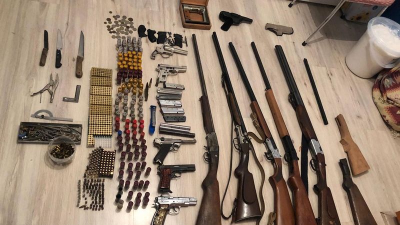 Tekirdağ'da silah imalathanesi gibi kullanılan depoya baskın