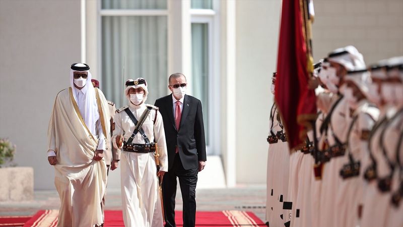 Cumhurbaşkanı Erdoğan Katar'da