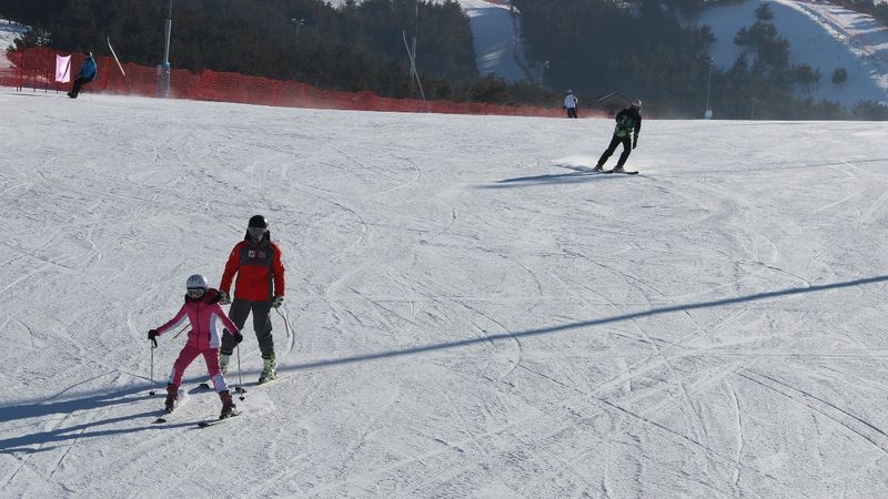 Palandöken'de hafta sonu kar keyfi yaşandı