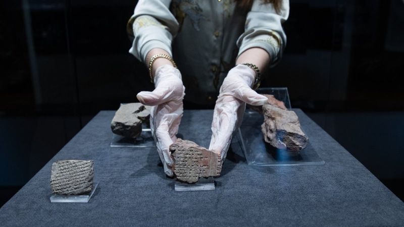 Hititlerin 3 bin 500 yıllık tabletleri, ziyaretçileriyle buluştu