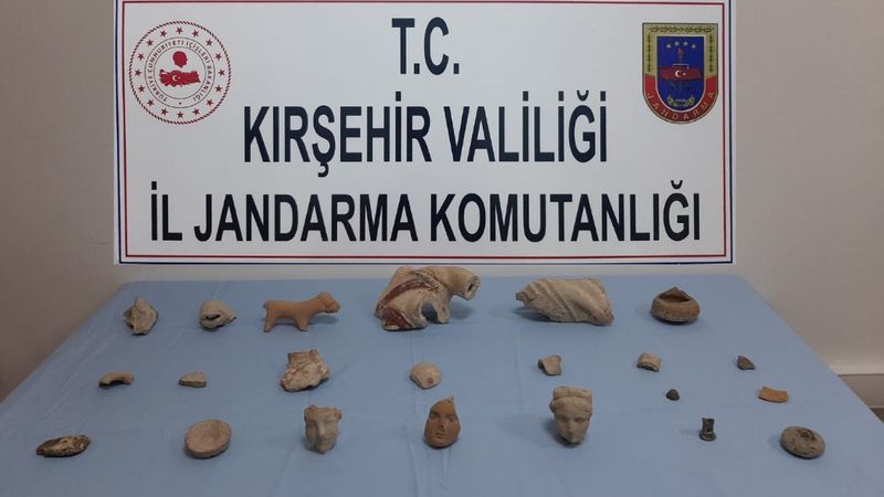 Kırşehir'de tarihi eser operasyonu