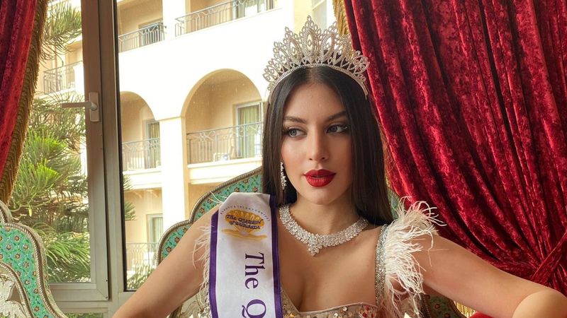 Türkiye'yi temsil eden Rus asıllı güzel, yarışmada birinci oldu