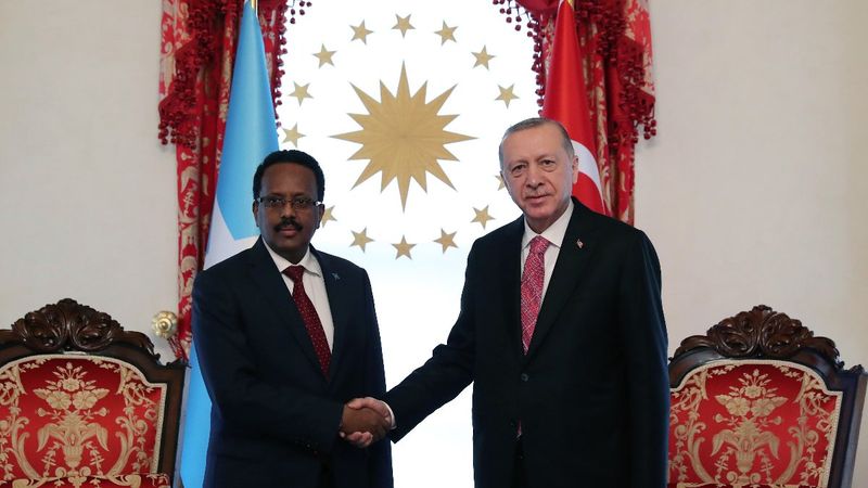 Cumhurbaşkanı Erdoğan, Somalili mevkidaşı Farmajo ile görüştü
