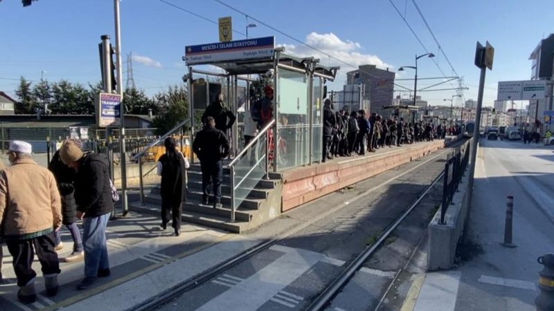 İstanbul’da tramvay arızası