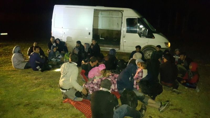 Iğdır'da, 118 kaçak göçmen yakalandı