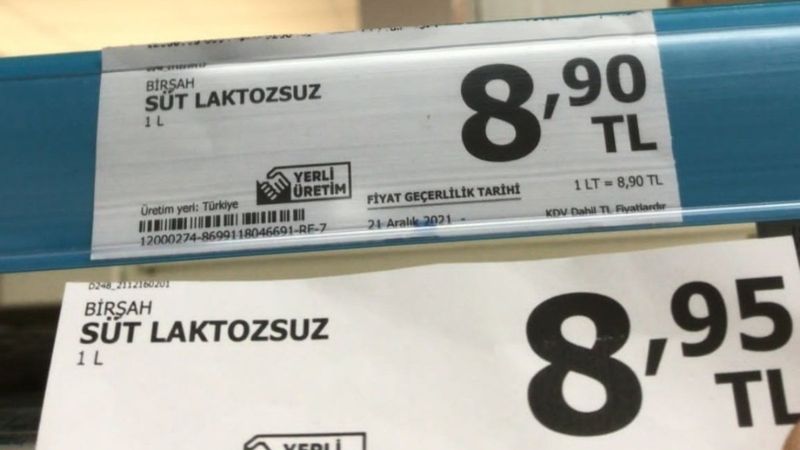 Kur düşüşü sonrasında süt fiyatları değişti