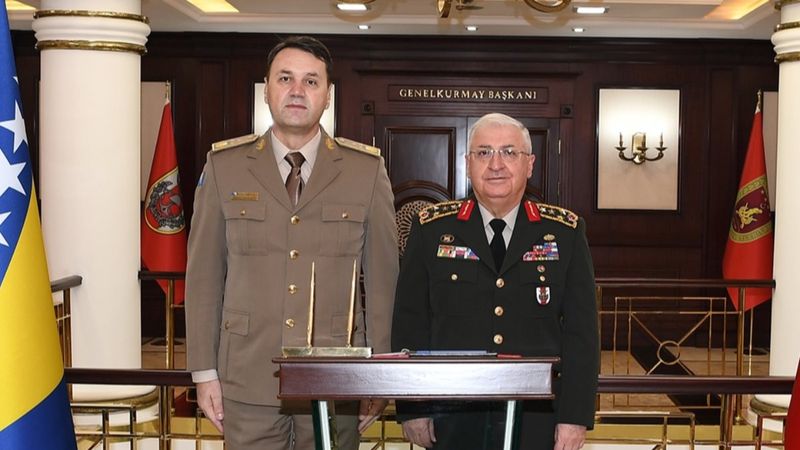 Orgeneral Güler, Bosna Hersekli mevkidaşı Masovic ile görüştü