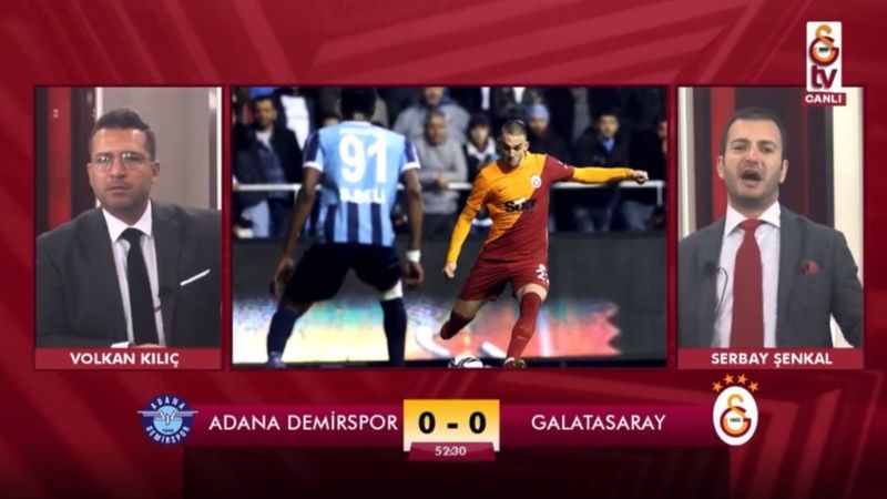 GS TV'de Yunus Akgün'ün gol anı