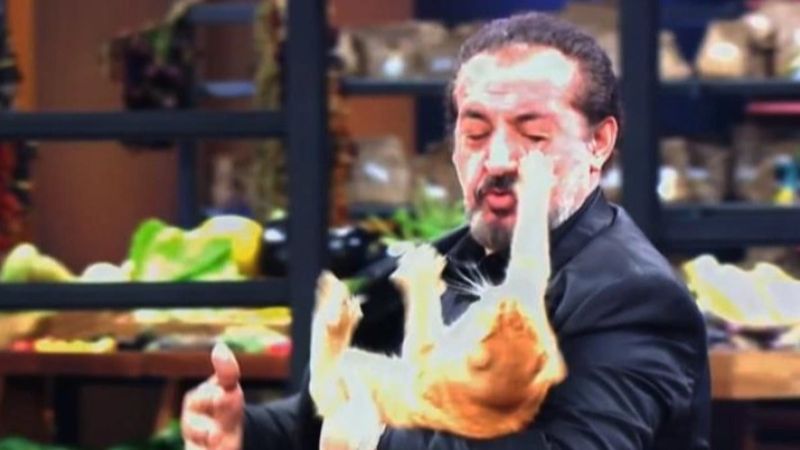 'Kurban olurum' diye severken Mehmet Şef'e kedi saldırdı