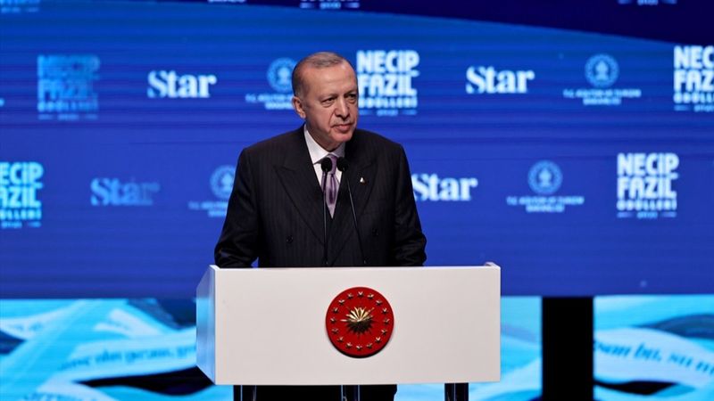 Cumhurbaşkanı Erdoğan, Necip Fazıl Ödülleri programında konuştu
