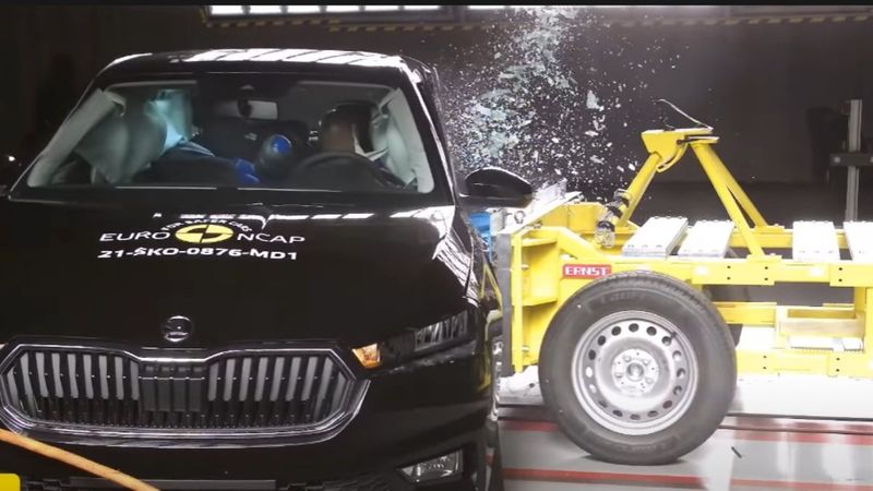 Skoda Fabia Euro NCAP çarpışma testi