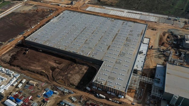 Togg'un Gemlik'teki üretim tesisinde çalışmalar hızla sürüyor