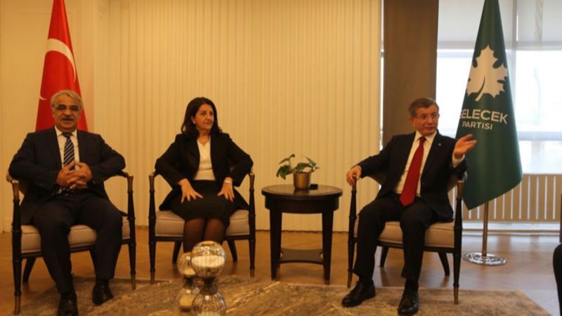 HDP'den Ahmet Davutoğlu'na ziyaret