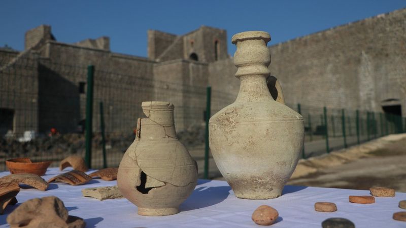 Diyarbakır'da 9 bin yıllık höyükte kazı çalışması