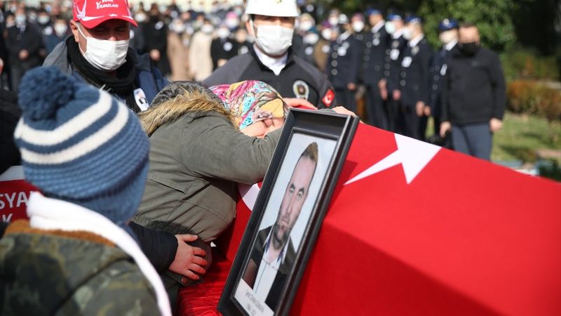 Şehit DSİ personeli Gökkaya, son yolculuğuna uğurlandı