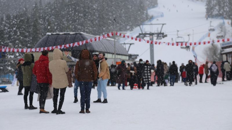 Ilgaz Dağı’nda yılbaşı yoğunluğu