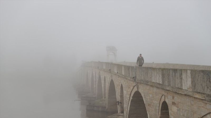 Edirne'den sis manzaraları