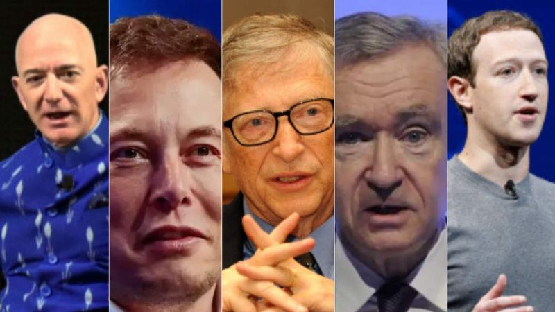 Dünyanın en zengin 10 insanı, 2021'de 400 milyar dolar kazandı