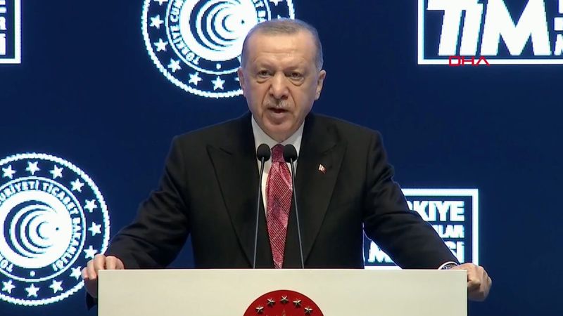 Cumhurbaşkanı Erdoğan, 2021 dış ticaret rakamlarını açıkladı