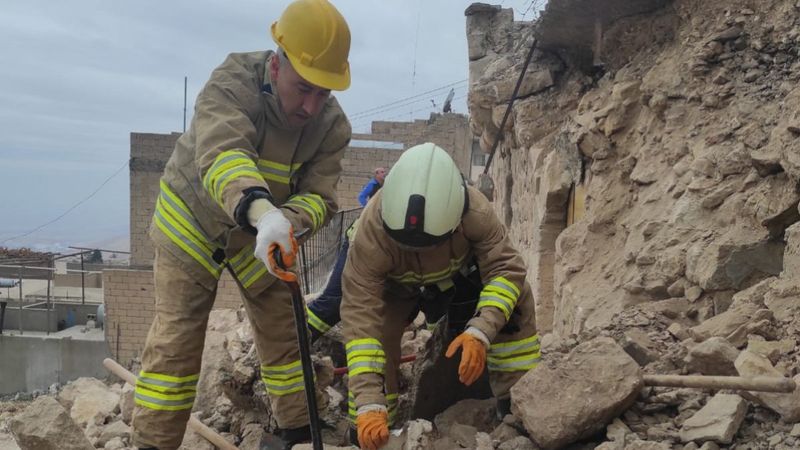 Mardin'de tarihi yapı çöktü